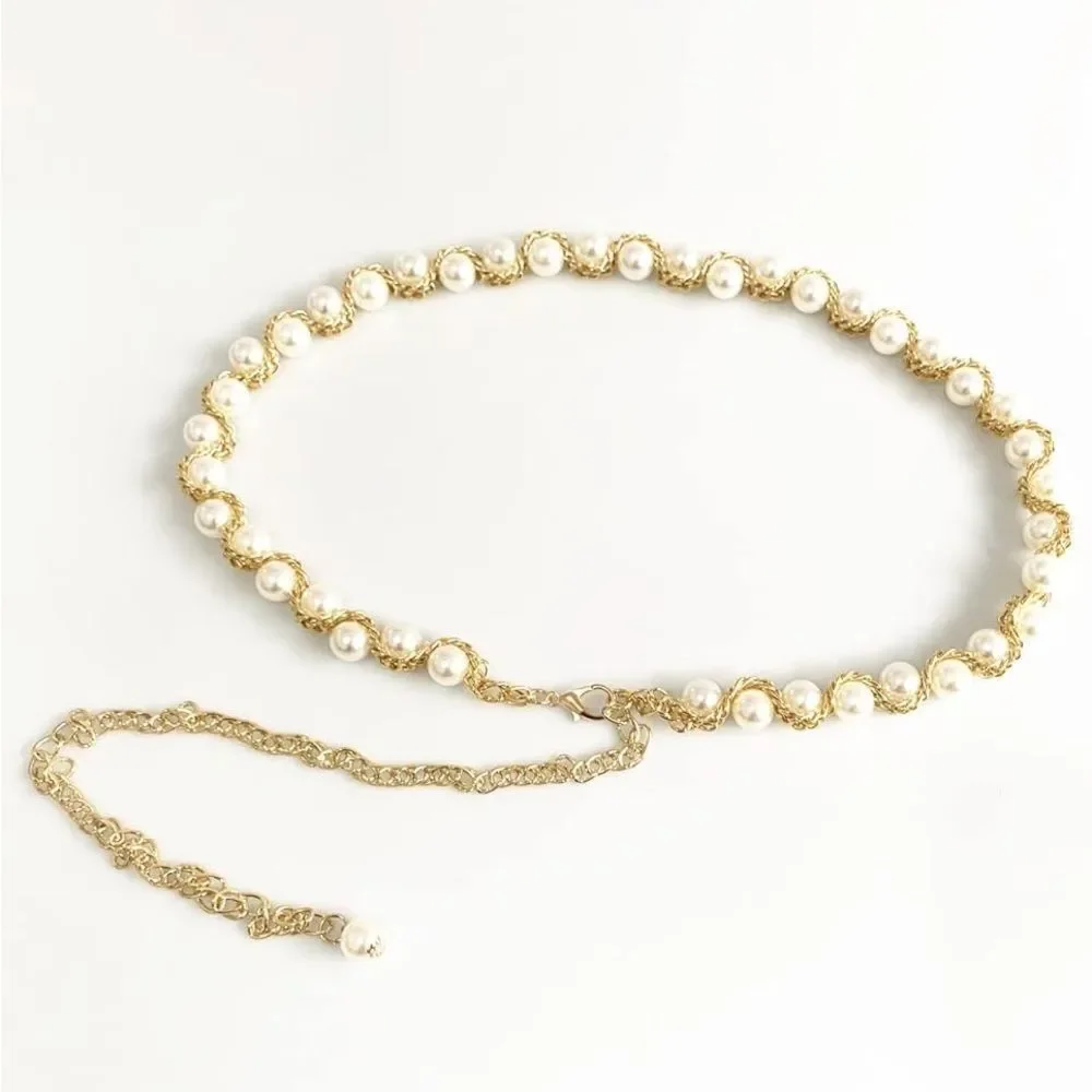Pearl Chain Belt B8
